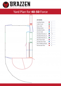 Brazzen Yard Plan 40-50 Force Cattle