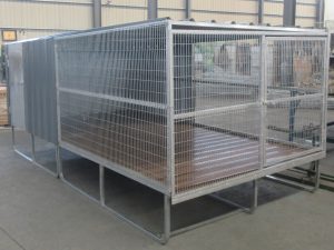 Raised Dog Pen