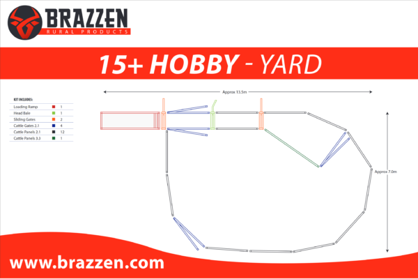 Brazzen Yard Plan 15 plus Cattle Hobby