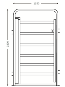 CGA Standard Cattle Access Gate 2