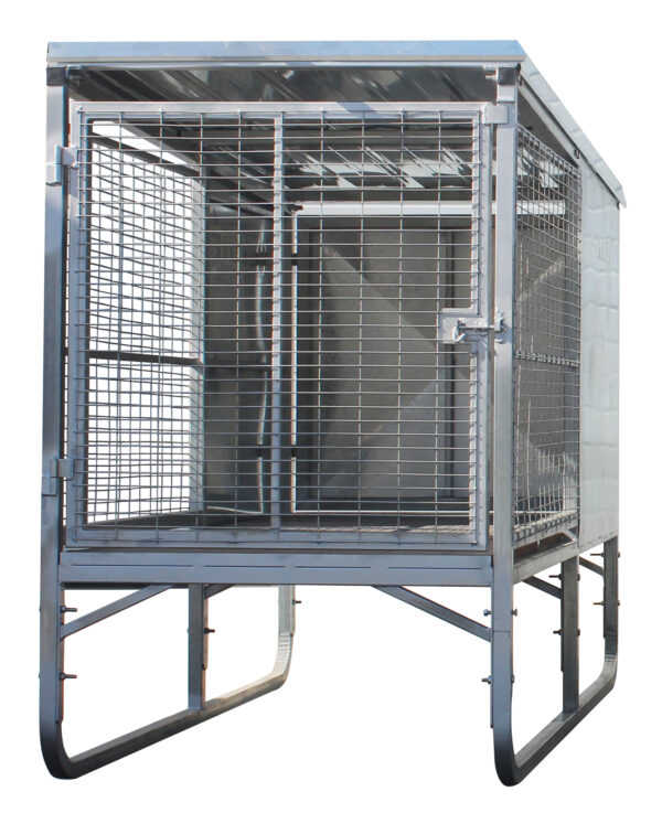 Raised Dog Cage - Single